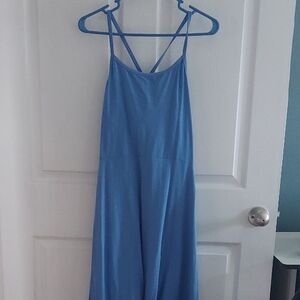Pact Blue Sundress